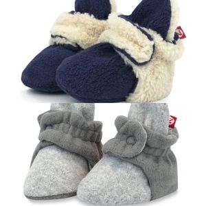 Two pair of Zutano booties